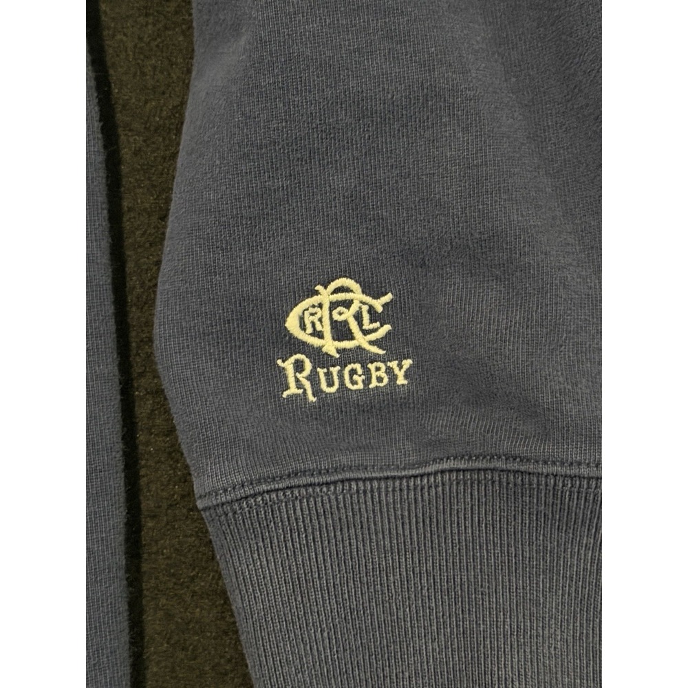 Polo Ralph Lauren Vintage Rugby Long Sleeve Embroidered England 13 Mens XL - Picture 2 of 8
